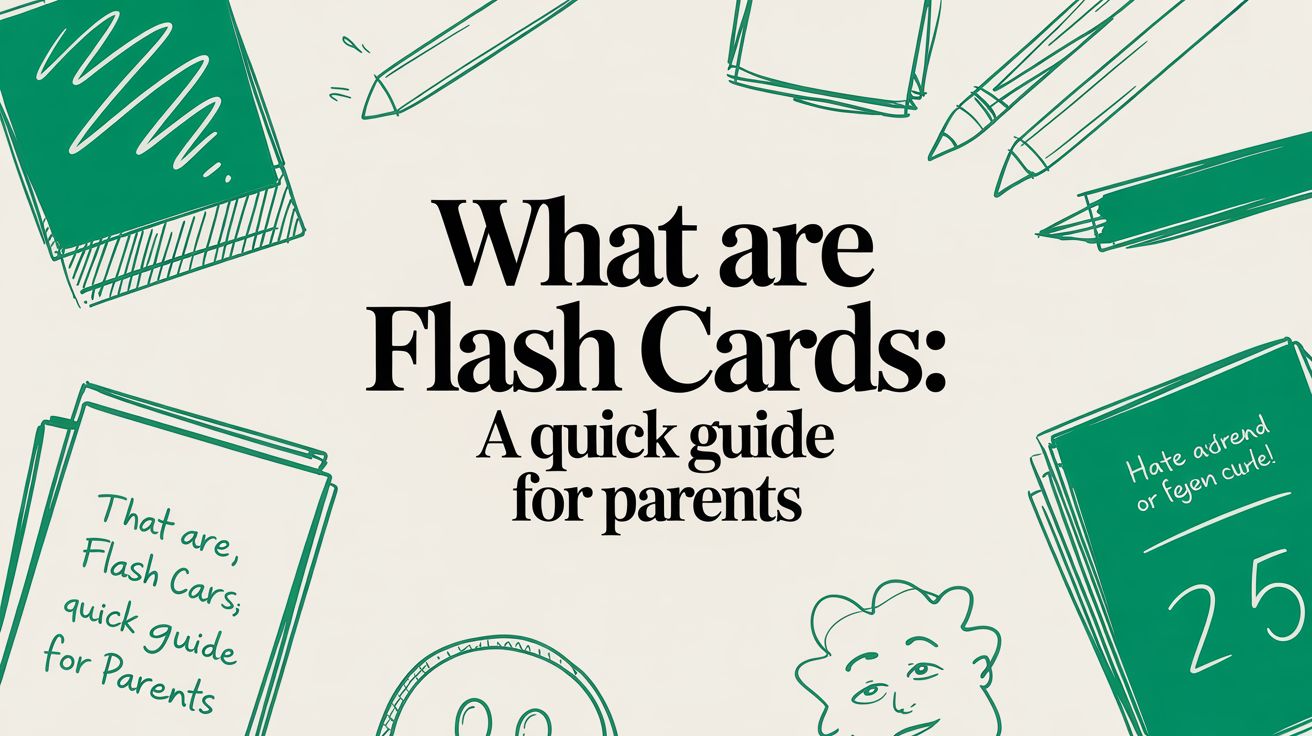 What Are Flash Cards: A Quick Guide for Parents
