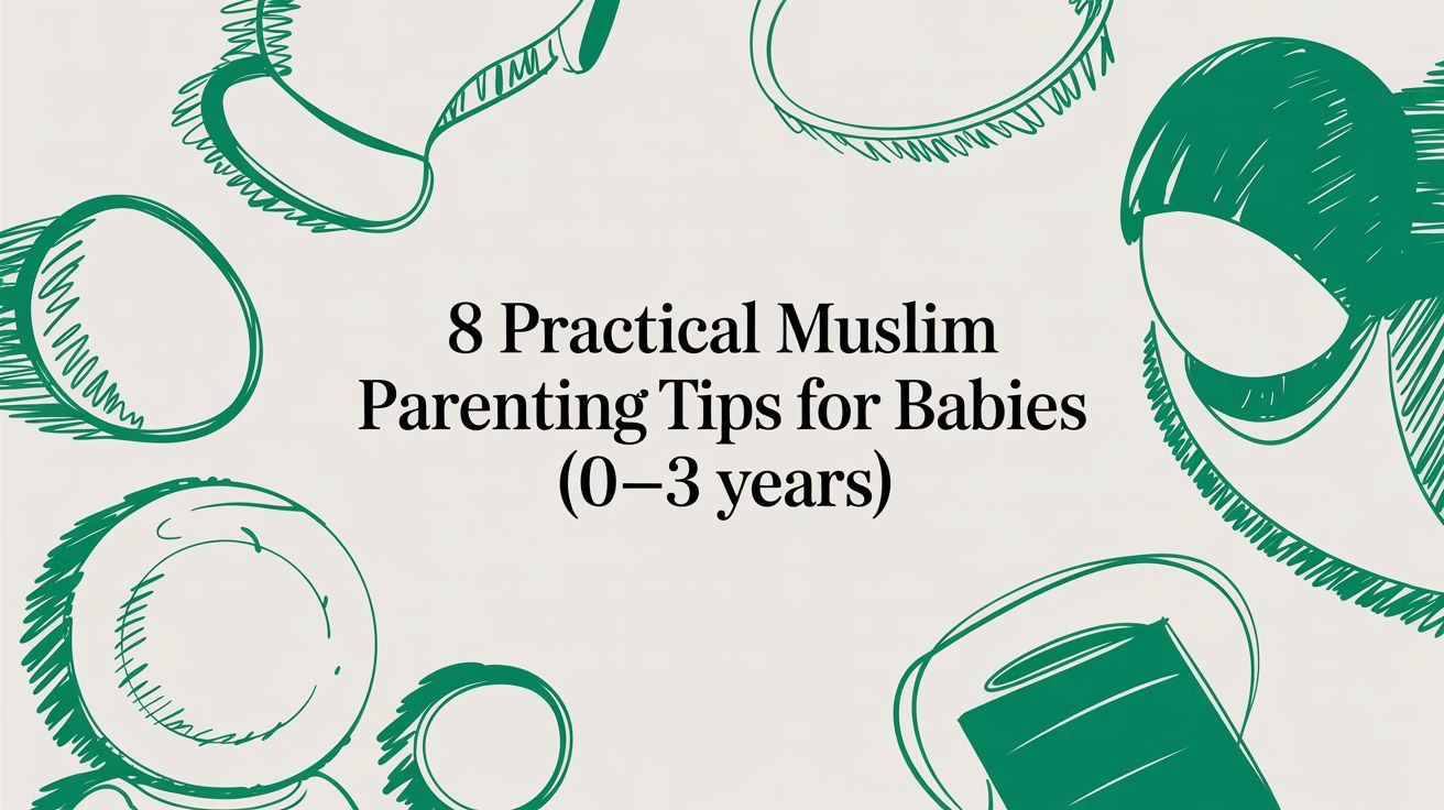 8 Practical Muslim Parenting Tips for Babies (0–3 Years)