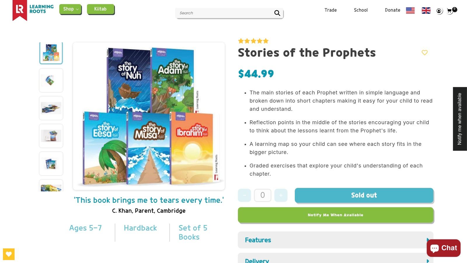 Learning Roots (USA store)