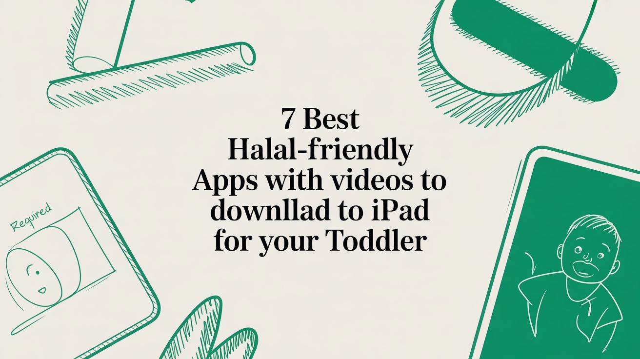 7 Best Halal-Friendly Apps With Videos to Download to iPad for Your Toddler