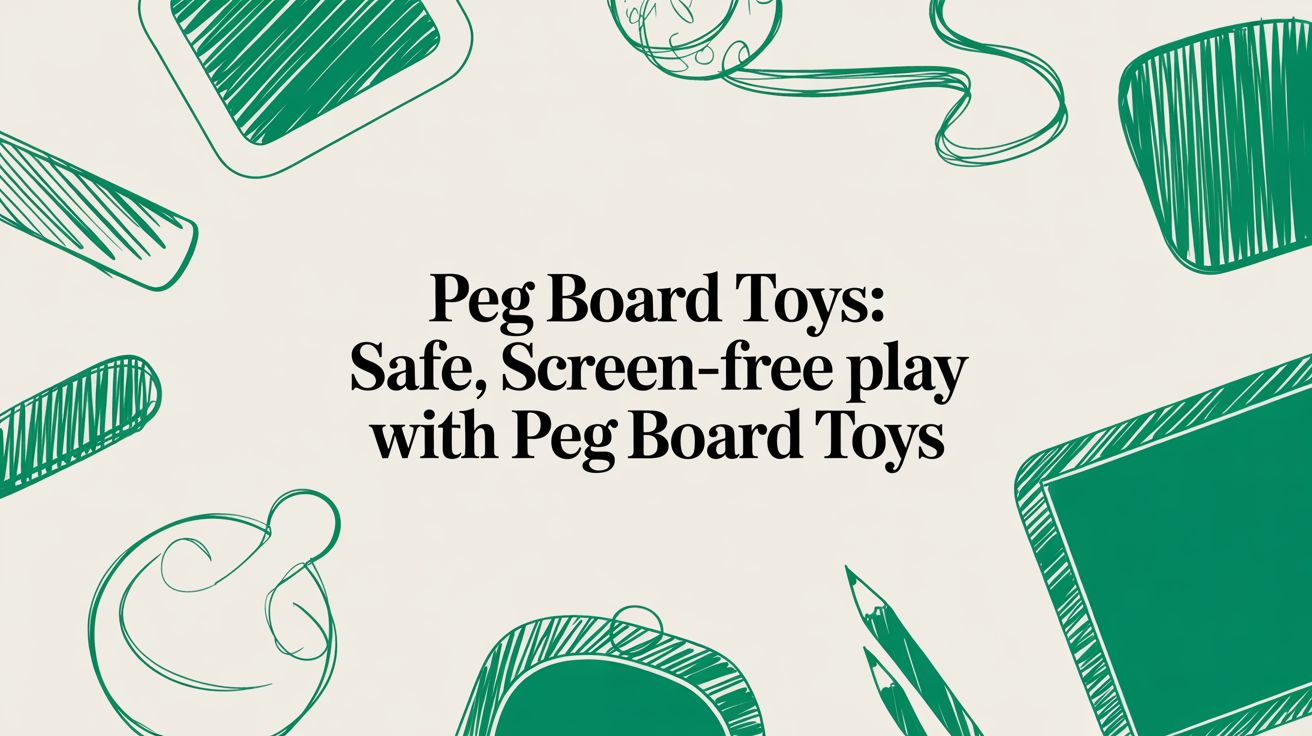 Peg Board Toys: Calm, Screen-Free Play for Your Little Muslim